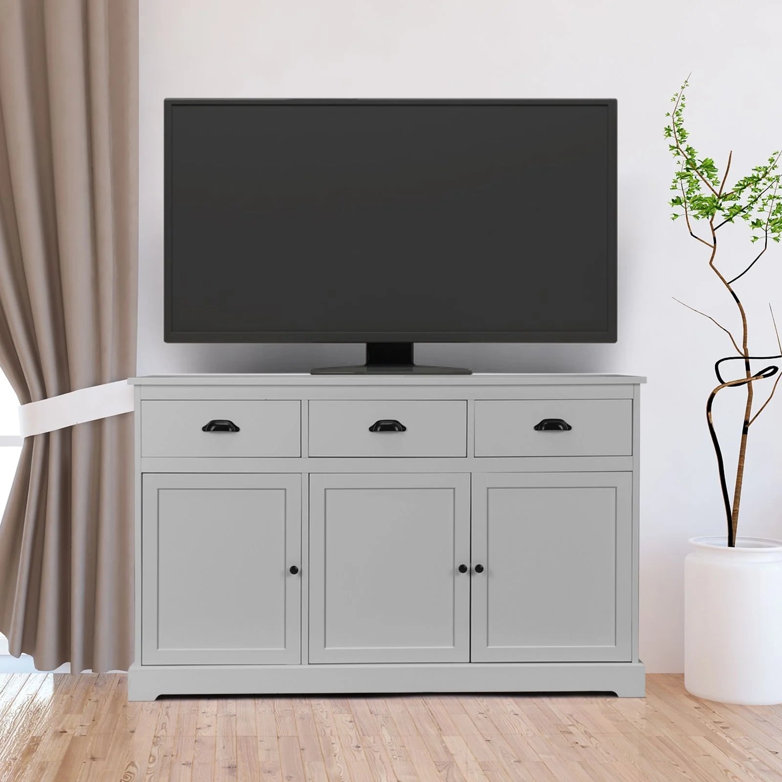 Buffet Sideboard with Cabinets Drawers and Adjustable Shelf