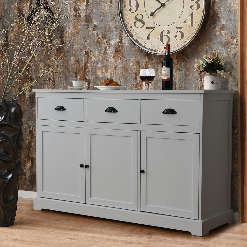 Buffet Sideboard with Cabinets Drawers and Adjustable Shelf