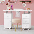Manicure Table Nail Desk with Electric Dust Collector
